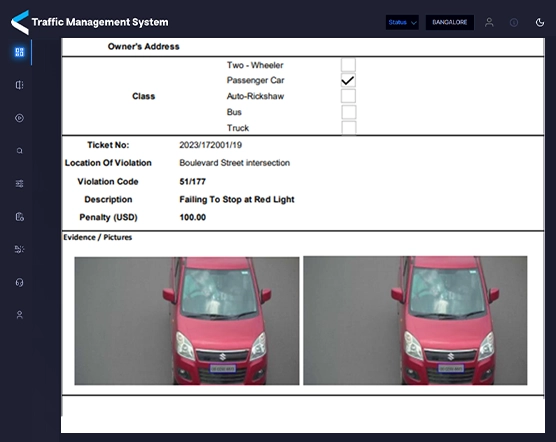 Electronic traffic ticketing system for smart enforcement