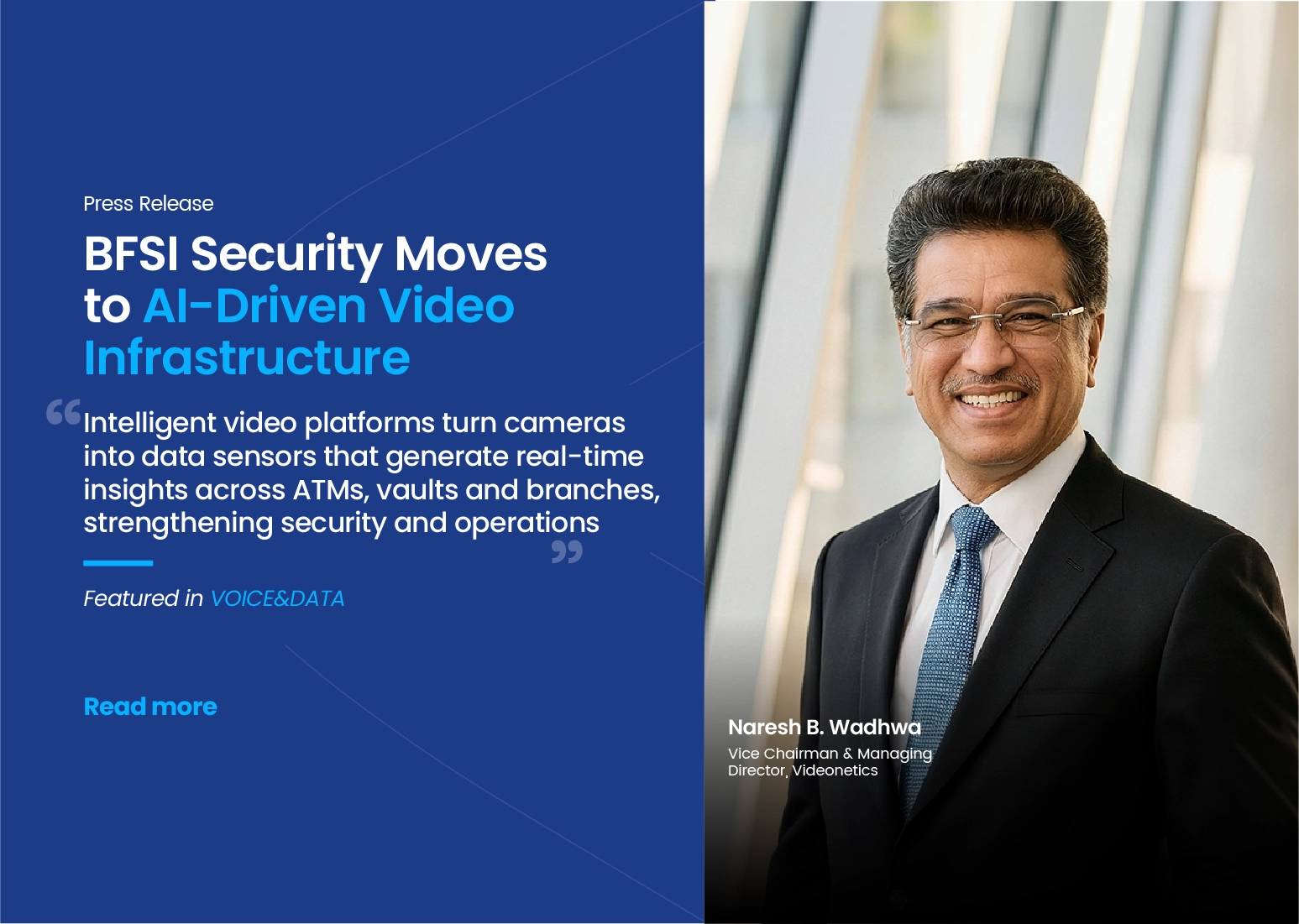 BFSI security moves to AI-driven video infrastructure